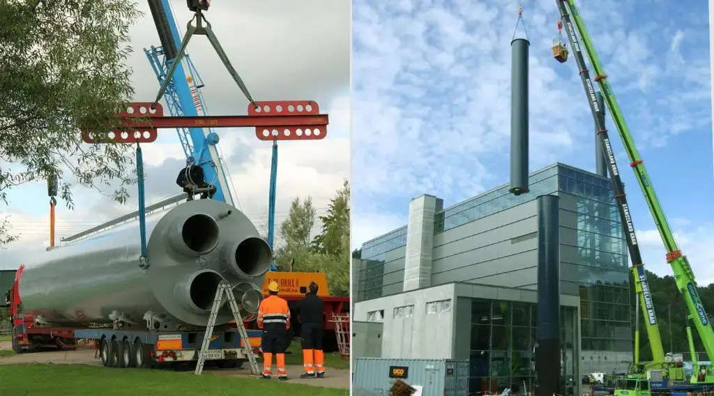 skorsteiner, stålskorsteiner